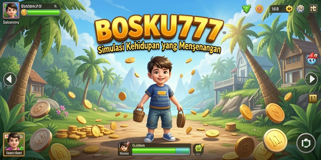 Tampilan gameplay BOSKU777 yang menarik dan interaktif.