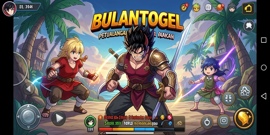 Screenshot dari gameplay yang memukau dalam BULANTOGEL.