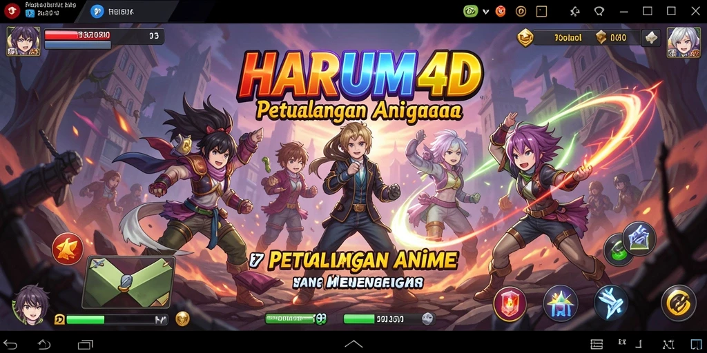 Tangkapan layar gameplay dari HARUM4D yang penuh aksi.
