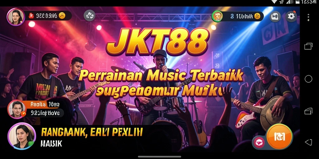 Tampilan gameplay <strong>JKT88</strong> yang seru saat bermain musik bersama teman.