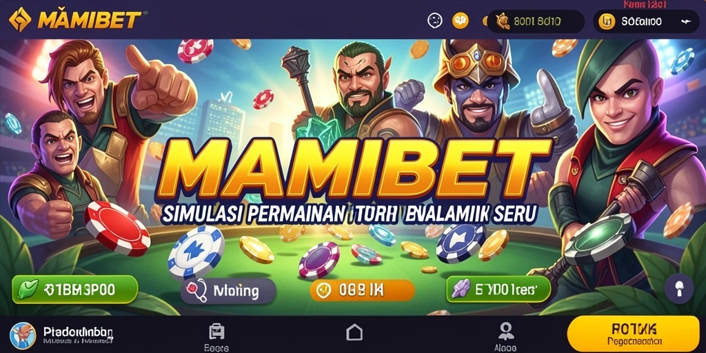 Screenshot gameplay MAMIBET dengan tampilan gaya simulasi yang menakjubkan.
