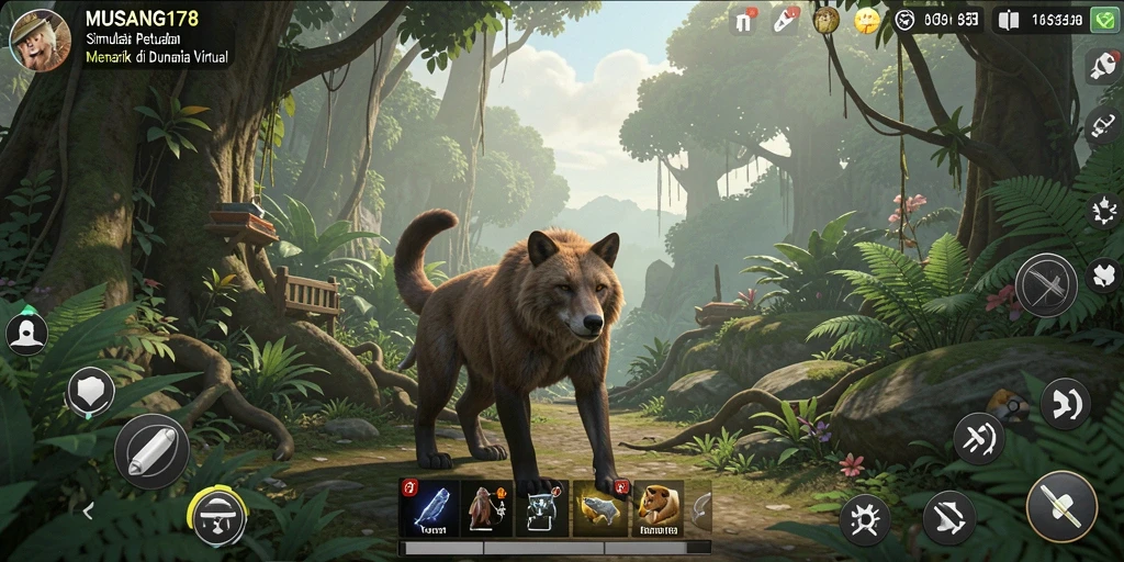 Tampilan gameplay seru dan imersif dalam MUSANG178.